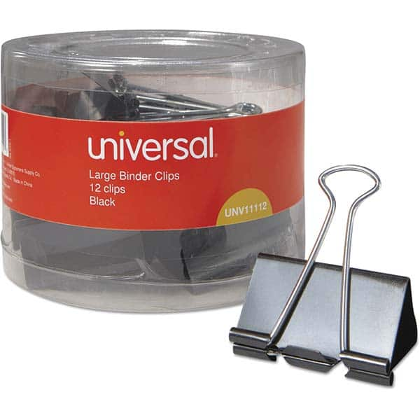 UNIVERSAL - Binder Clips Width (Inch): 2 Binder Type: Binder Clip - Best Tool & Supply