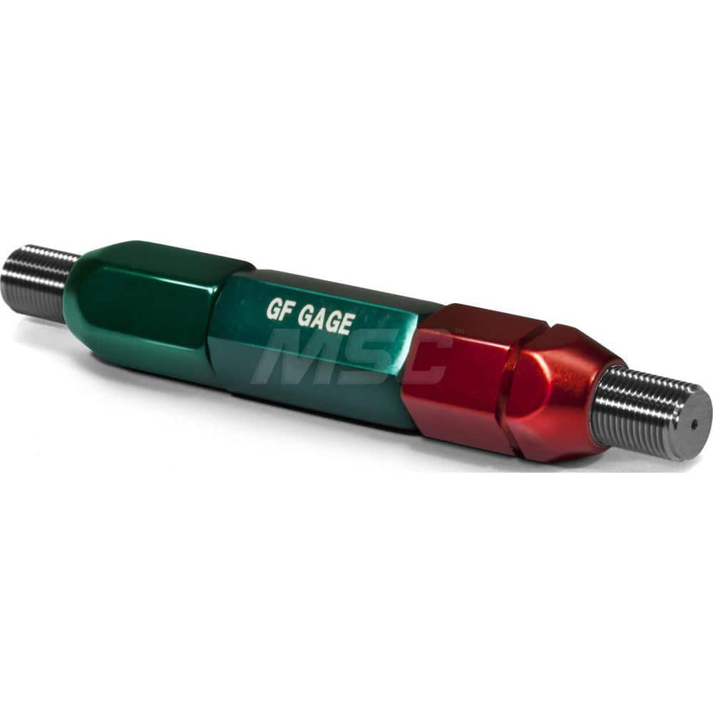 Plug Thread Gage: M1.6x0.35 Thread, 6H Class, Double End, Go & No Go Handle Included