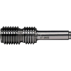 Thread Setting Go/No Go Gages; Type: Hilo Thread Setting Plug Gage; Go/No Go: Go; Thread Size: 15/16-20; Classification: 3A; Calibrated: No; Traceability Certification Included: Certificate of Compliance; Thread Type: UNEF; Handle Size: 4; Material: High