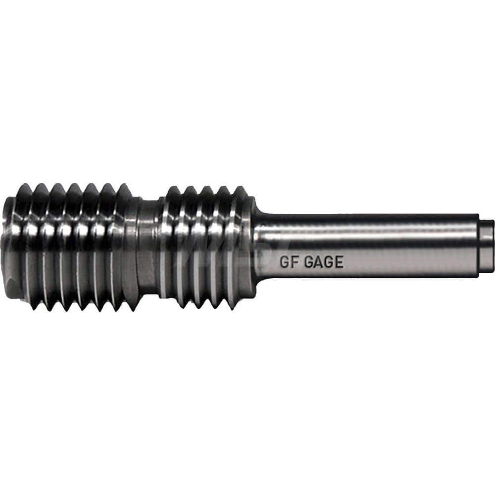 Thread Setting Go/No Go Gages; Type: Hilo Thread Setting Plug Gage; Go/No Go: No Go; Thread Size: 1-1/2-12; Classification: 2A; Calibrated: No; Traceability Certification Included: Certificate of Compliance; Thread Type: UNF; Handle Size: 5; Material: Hig