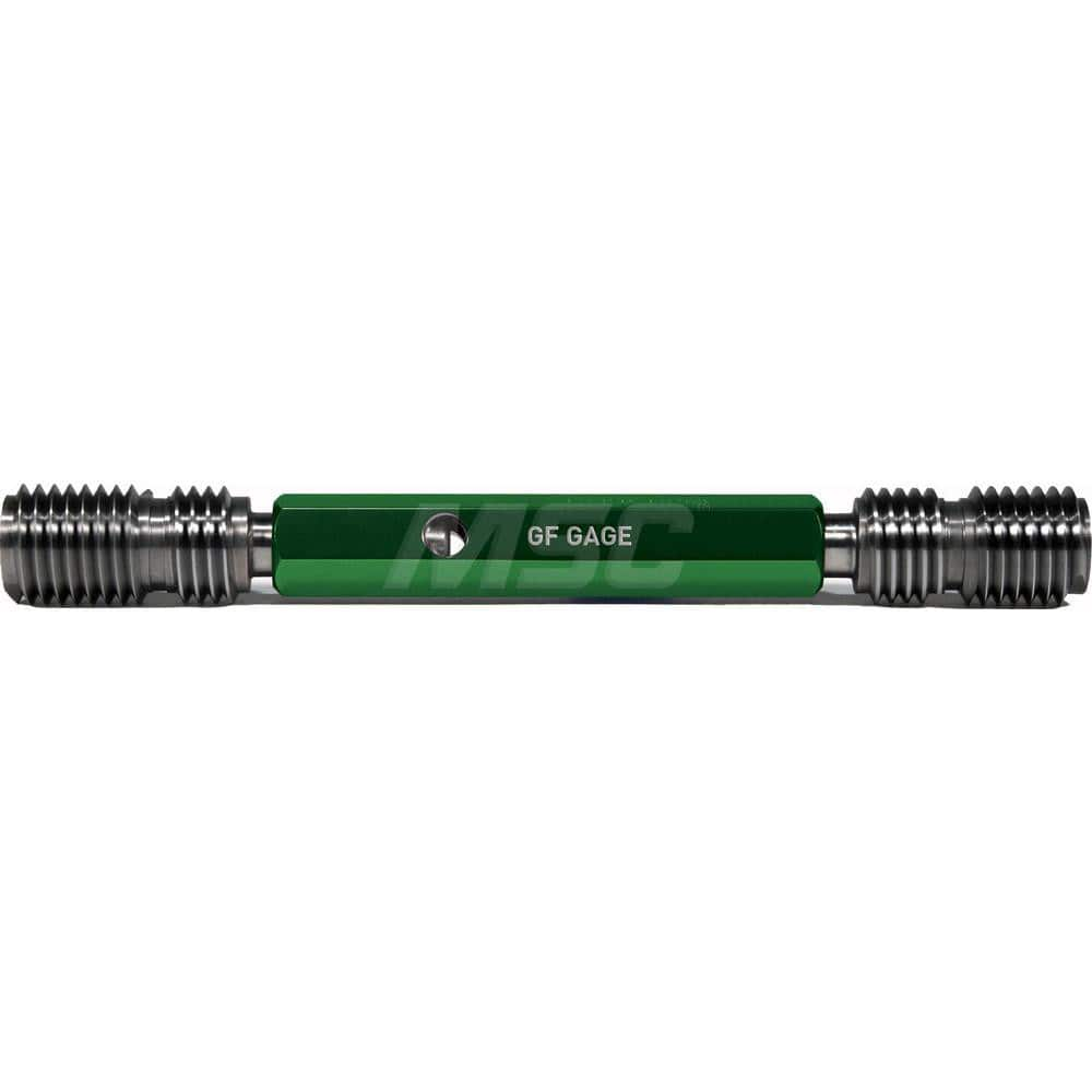 Thread Setting Go/No Go Gages; Type: Hilo Thread Setting Plug Gage; Go/No Go: Go/No Go; Thread Size: 7/8-9; Classification: 2A; Calibrated: No; Traceability Certification Included: Certificate of Compliance; Thread Type: UNC; Material: High Speed Steel; A