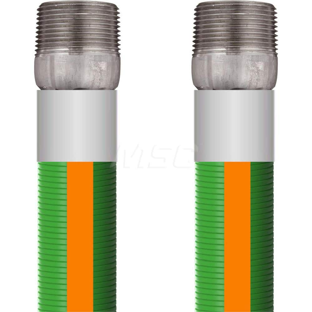 Chemical & Petroleum Hose; Inside Diameter (Inch): 4; Outside Diameter (Decimal Inch): 4.7200; Overall Length: 25; Type: Chemical Handling Hose; Connection Type: MPT; Minimum Temperature (F): -40.000; Maximum Temperature (F): 250.000; Material: Polypropyl