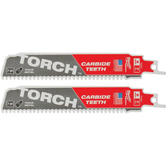 Milwaukee Tool - Reciprocating Saw Blades Blade Material: Carbide Blade Length (Inch): 6 - Best Tool & Supply