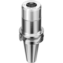 Collet Chuck: 1 to 16 mm Capacity, ER Collet, Taper Shank 60 mm Projection, 0.003 mm TIR, Balanced to 25,000 RPM, Through Coolant