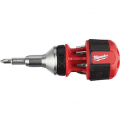 Milwaukee Tool - Bit Screwdrivers Type: Multi-Bit Screwdriver Tip Type: Philips; Slotted; Square; Torx - Best Tool & Supply