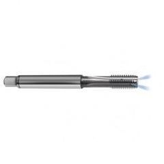 M5 x 0.5 Dia. - 6H - 4 FL - Carbide Semi-Bott Tap - Bright Finish-Coolant-Thru-FORM-C - Best Tool & Supply