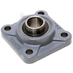 Shuster - UCF211-32, 2" ID, 6-3/8" OAL x 6-3/8" OAH, 4-Bolt Flange Bearing - Exact Industrial Supply