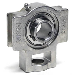 Shuster - SUCST208-24, 1-1/2" ID, 114mm OAL x 144mm OAH49.2mm Wide, Ball Bearing Take-Up Unit - Exact Industrial Supply