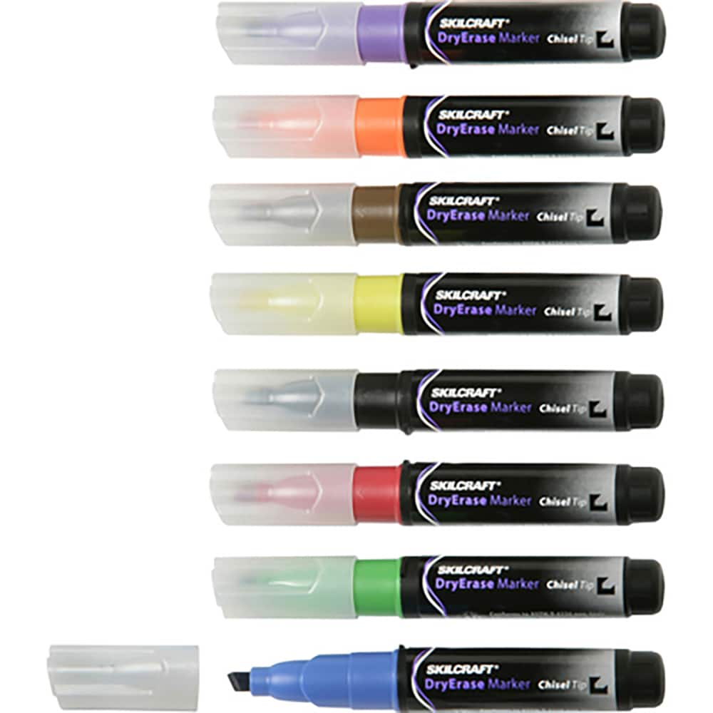 Ability One - Dry Erase Markers & Accessories; Display/Marking Boards Accessory Type: Dry Erase Markers ; For Use With: Dry Erase Boards ; Detailed Product Description: Dry Erase Marker - Chisel Tip - Exact Industrial Supply