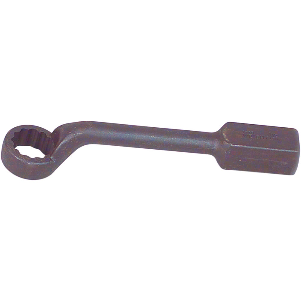 Wright Tool & Forge - Box Wrenches; Wrench Type: Striking ; Tool Type: Offset ; Size (Inch): 1-1/8 ; Number of Points: 12 ; Head Type: Single End ; Finish/Coating: Black - Exact Industrial Supply