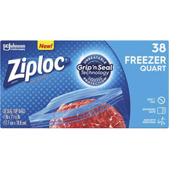 Ziploc - Reclosable Food & Sandwich Bags Volume Capacity: 1 Qt. Width (Inch): 6.970 - Best Tool & Supply