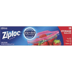 Ziploc - Reclosable Food & Sandwich Bags Volume Capacity: 1 Gal. Width (Inch): 9-3/8 - Best Tool & Supply