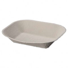 Chinet - Savaday Molded Fiber Food Tray, 9 x 7, Beige, 250/Bag, 500/Carton - Best Tool & Supply