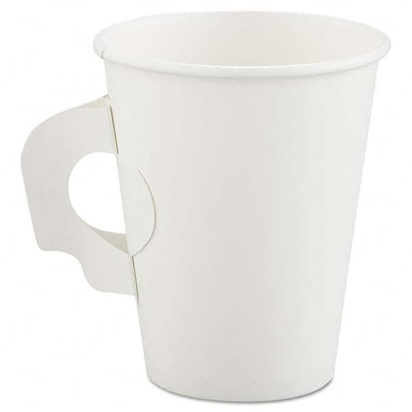 DART - Polycoated Hot Paper Cups with Handles, 8 oz, White - Best Tool & Supply