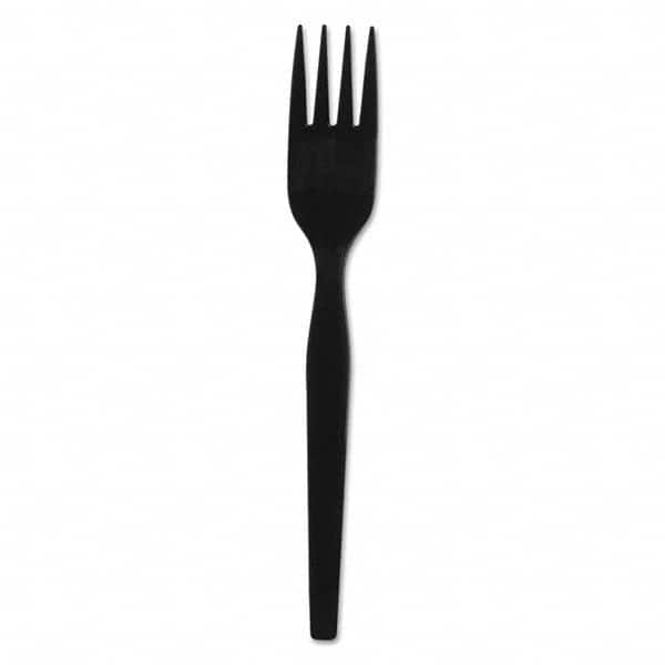 Dixie - SmartStock Plastic Cutlery Refill, Forks, 6", Black, 40/Pack, 24 Packs/CT - Best Tool & Supply