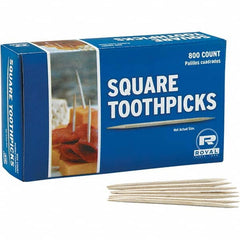 Royal Paper - Toiletries Type: Wood Toothpicks Container Type: Box - Best Tool & Supply