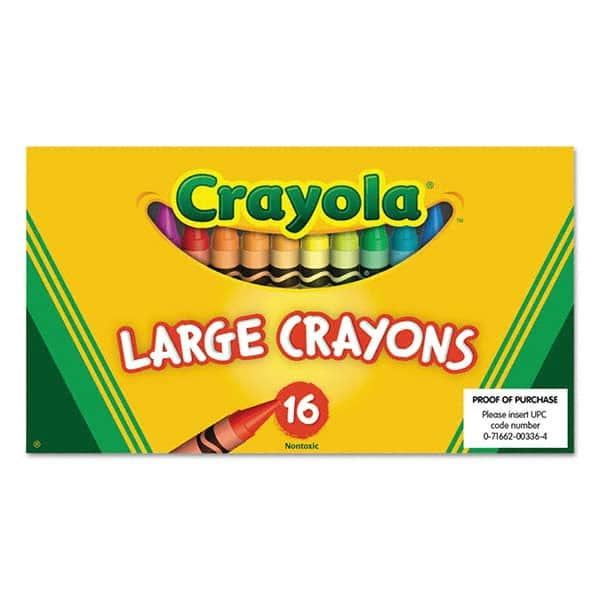 Crayola - Markers & Paintsticks Type: All Purpose Wax Crayon Color: Assorted - Best Tool & Supply