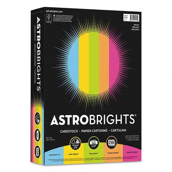 Astrobrights - Office Machine Supplies & Accessories Office Machine/Equipment Accessory Type: Card Stock For Use With: Copiers; Inkjet Printers; Laser Printers - Best Tool & Supply