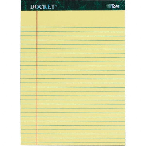 TOPS - Note Pads, Writing Pads & Notebooks Writing Pads & Notebook Type: Writing Pad Size: 8-1/2 x 11-3/4 - Best Tool & Supply