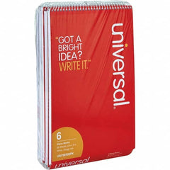 UNIVERSAL - Note Pads, Writing Pads & Notebooks Writing Pads & Notebook Type: Steno Book Size: 6 x 9 - Best Tool & Supply