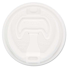 DART - Optima Reclosable Lid, 12-24 oz Foam Cups, White, 100/Bag - Best Tool & Supply