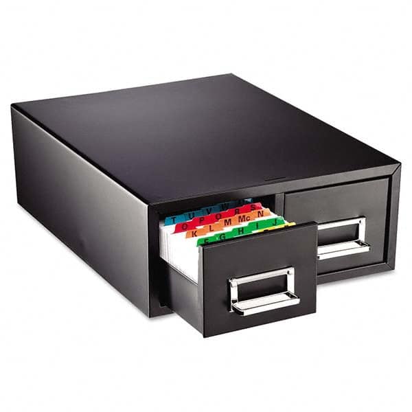 SteelMaster - Compartment Storage Boxes & Bins Type: Index Card Cabinet w/Pull Drawer Number of Compartments: 1.000 - Best Tool & Supply