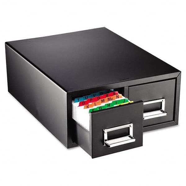 SteelMaster - Compartment Storage Boxes & Bins Type: Index Card Cabinet w/Pull Drawer Number of Compartments: 1.000 - Best Tool & Supply