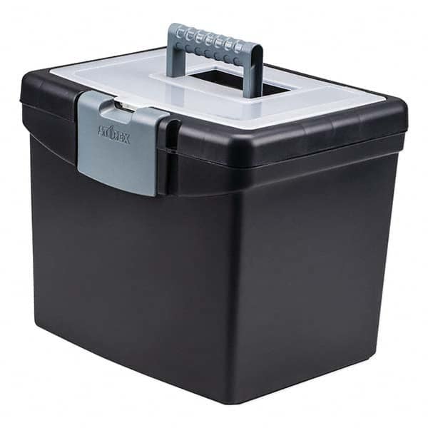 Storex - Compartment Storage Boxes & Bins Type: File Boxes-Portable Number of Compartments: 1.000 - Best Tool & Supply