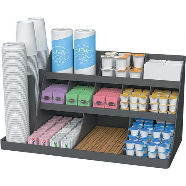 Mind Reader - Condiments & Dispensers Breakroom Accessory Type: Condiment Dispenser Breakroom Accessory Description: Extra Large Coffee Condiment and Accessory Organizer - Best Tool & Supply