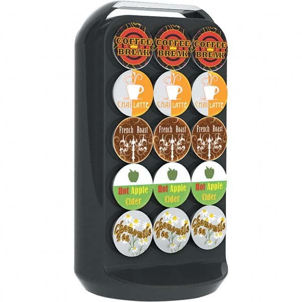 Mind Reader - Condiments & Dispensers Breakroom Accessory Type: Condiment Dispenser Breakroom Accessory Description: Coffee Pod Carousel, Fits 30 Pods - Best Tool & Supply