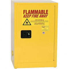 Eagle - Safety Cabinets Hazardous Chemical Type: Flammable and Combustible Liquids Color: Yellow - Best Tool & Supply