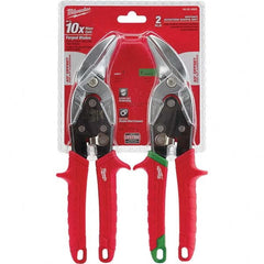 Milwaukee Tool - Snip & Shear Sets Type: Aviation Snip Set Pattern: Left; Right - Best Tool & Supply