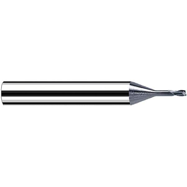 Fraisa - 2.5mm, 2.5mm LOC, 57mm OAL, 2 Flute Solid Carbide Square End Mill - Best Tool & Supply