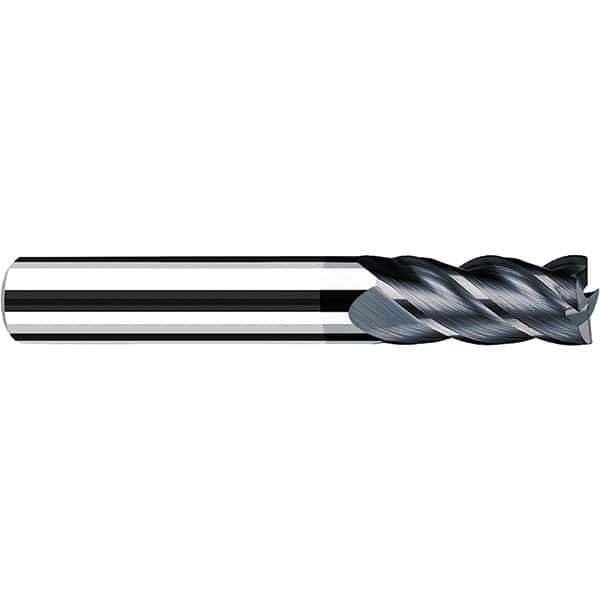 Fraisa - 1/2, 1" LOC, 1/2" Shank Diam, 3" OAL, 4 Flute Solid Carbide Square End Mill - Best Tool & Supply