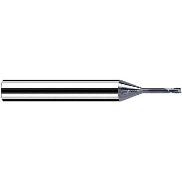 Fraisa - 1.5mm, 1.5mm LOC, 61mm OAL, 2 Flute Solid Carbide Square End Mill - Best Tool & Supply