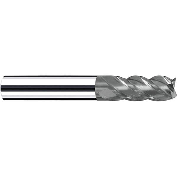 Fraisa - 5/16, 3/4" LOC, 3/8" Shank Diam, 2-1/2" OAL, 4 Flute Solid Carbide Square End Mill - Best Tool & Supply