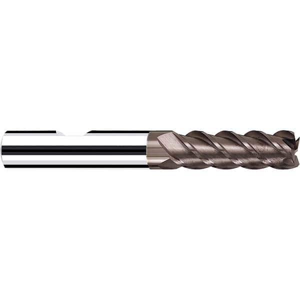 Fraisa - 1/2, 2" LOC, 1/2" Shank Diam, 4" OAL, 4 Flute Solid Carbide Square End Mill - Best Tool & Supply