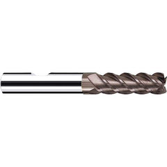 Fraisa - 1/2, 2" LOC, 1/2" Shank Diam, 4" OAL, 4 Flute Solid Carbide Square End Mill - Best Tool & Supply