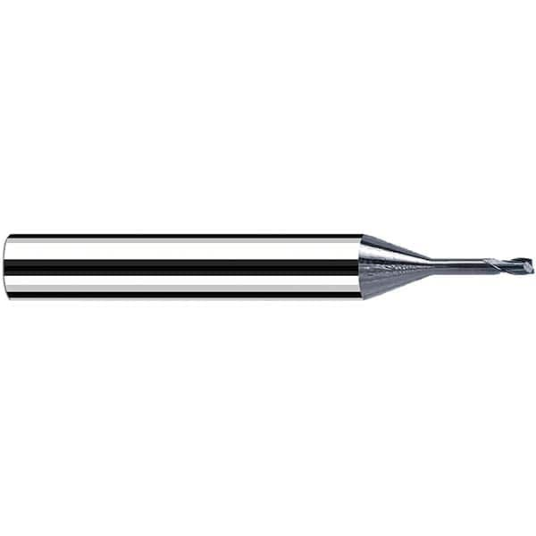 Fraisa - 0.8mm, 6mm LOC, 57mm OAL, 2 Flute Solid Carbide Square End Mill - Best Tool & Supply