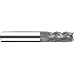 Fraisa - 1/4, 3/4" LOC, 1/4" Shank Diam, 2-1/2" OAL, 4 Flute Solid Carbide Square End Mill - Best Tool & Supply