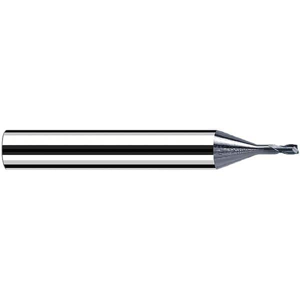 Fraisa - 0.4mm, 6mm LOC, 57mm OAL, 2 Flute Solid Carbide Square End Mill - Best Tool & Supply