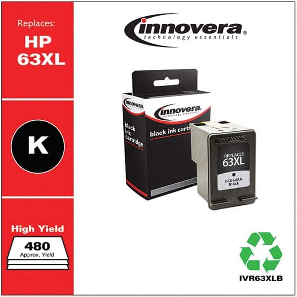 innovera - Office Machine Supplies & Accessories For Use With: HP DeskJet 1110, 1112, 2130, 2132, 3630, 3631, 3632, 3633, 3634, 3636, 3637; HP ENVY 4512, 4516, 4520, 4522, 4523, 4524; HP OfficeJet 3830, 3831, 3833, 4650, 4652, 4654, 4655 Nonflammable: No - Best Tool & Supply