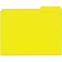 UNIVERSAL - File Folders, Expansion Folders & Hanging Files Folder/File Type: File Folders with Top Tab Color: Yellow - Best Tool & Supply