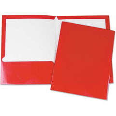 UNIVERSAL - File Folders, Expansion Folders & Hanging Files Folder/File Type: Pocket Folders Color: Red - Best Tool & Supply