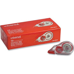 UNIVERSAL - Correction Fluid & Tape Type: Correction Tape Non-Refillable Tape Size: 1/5 x 315" - Best Tool & Supply