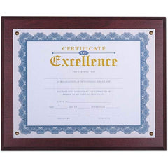 UNIVERSAL - Document Protectors Type: Award Plaque Width (Inch): 13.33 - Best Tool & Supply