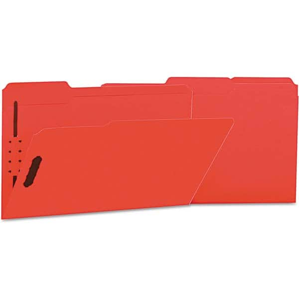 UNIVERSAL - File Folders, Expansion Folders & Hanging Files Folder/File Type: File Folders with Top Tab Color: Red - Best Tool & Supply