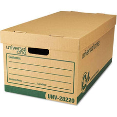 UNIVERSAL - Compartment Storage Boxes & Bins Type: Storage Box Color: Kraft/Green - Best Tool & Supply