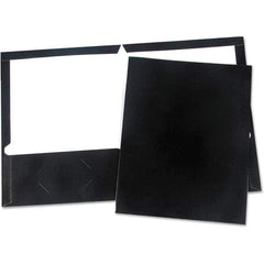 UNIVERSAL - File Folders, Expansion Folders & Hanging Files Folder/File Type: Pocket Folders Color: Black - Best Tool & Supply