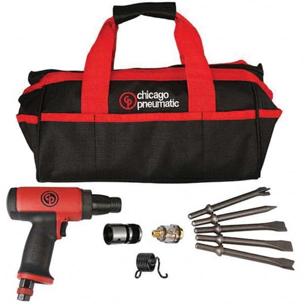 Chicago Pneumatic - 3,500 BPM, 2.64" Long Stroke, Air Chipping Hammer - Best Tool & Supply